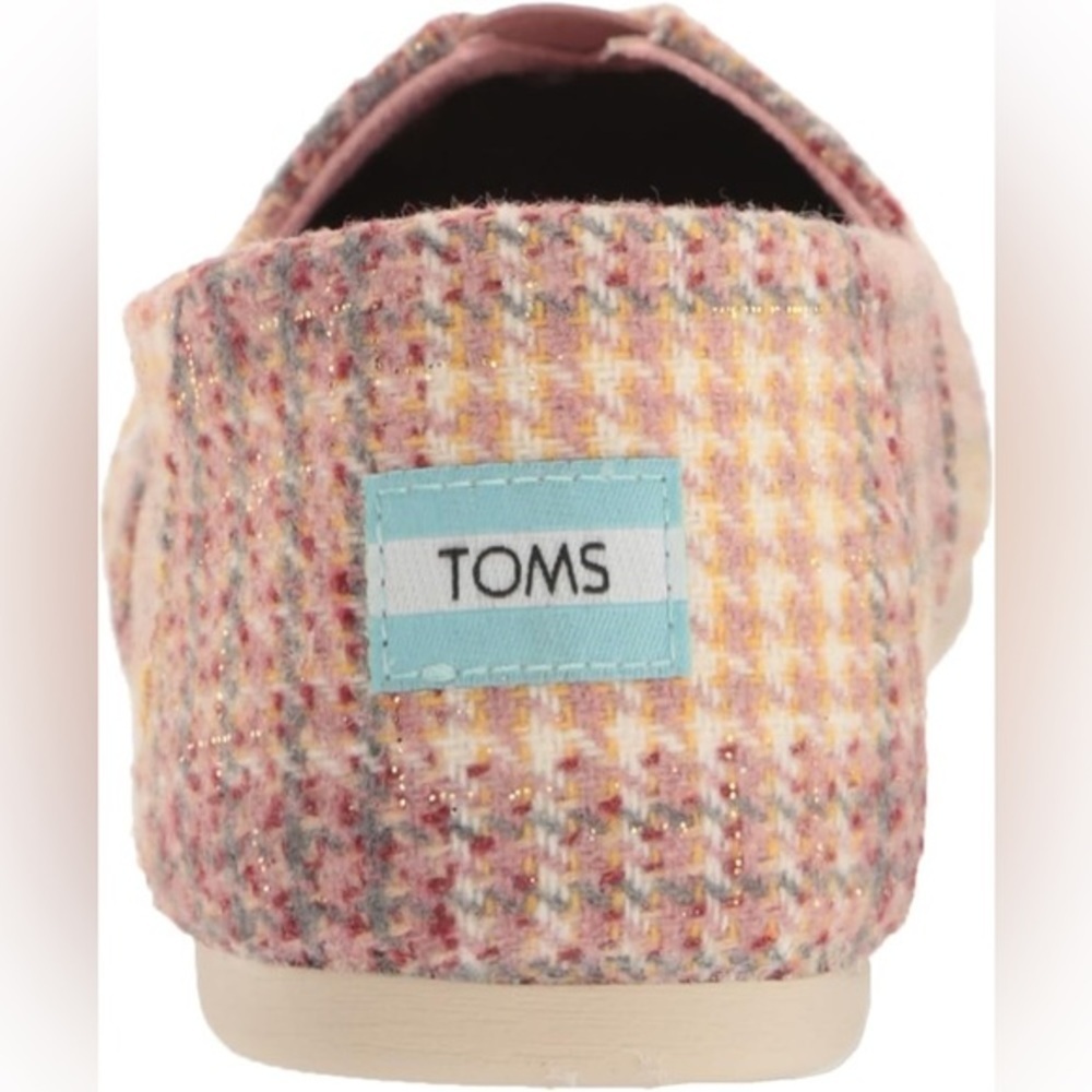 NWT! Toms‎ Pink Quartz Alpargata - Tweed - Picture 5 of 7